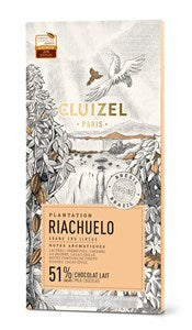 Cluizel Riachuelo, 51% milk chocolate bar - Chocolate Gifts Heaven