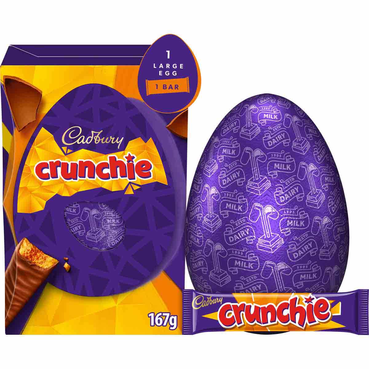 Cadbury Crunchie Chocolate Easter Egg L 167g