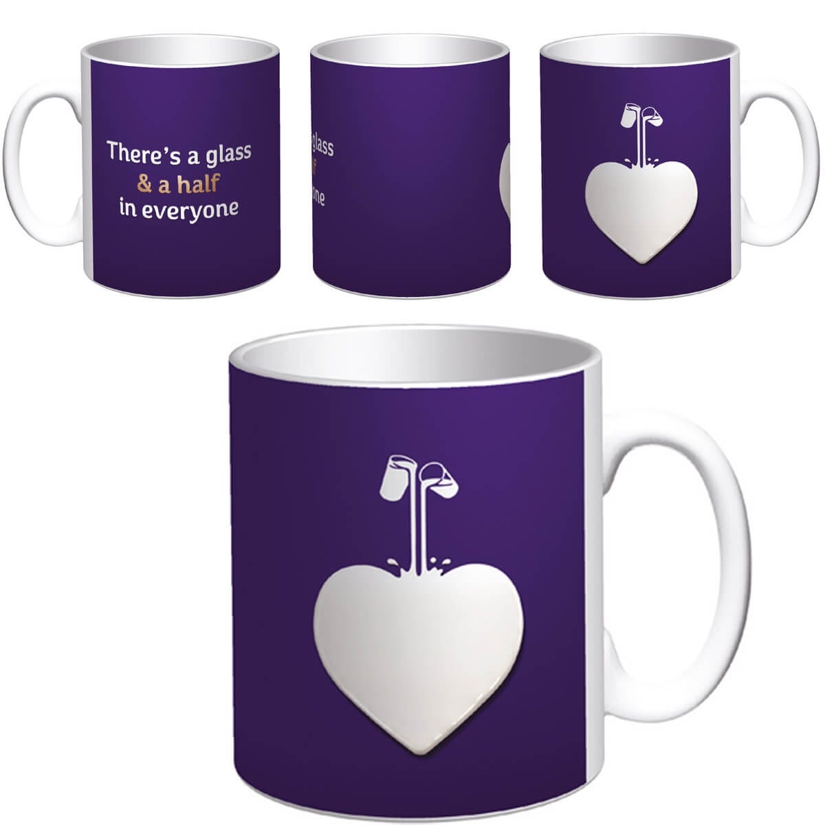 Dairy Milk Heart Mug - Chocolate Gifts Heaven