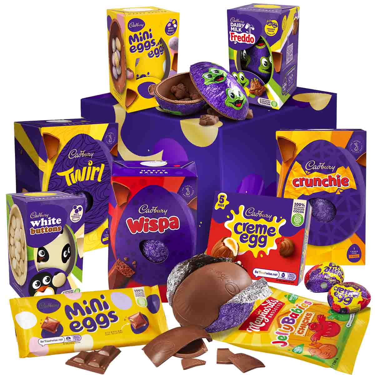 Cadbury Easter Egg Chocolate Hamper - Chocolate Gifts Heaven