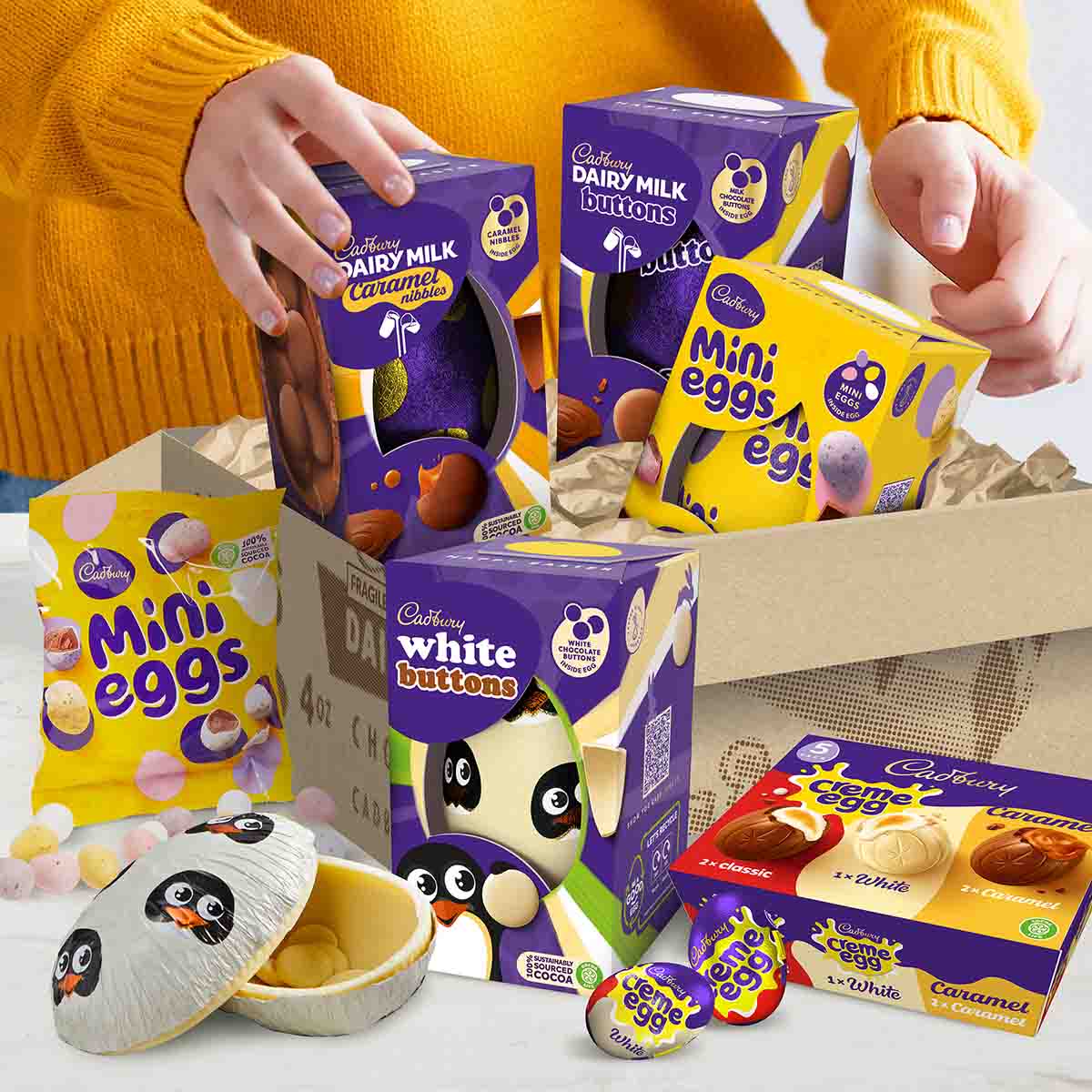 Cadbury Family Easter Chocolate Egg Bundle