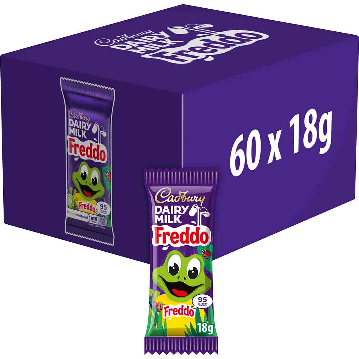 Cadbury Freddo Chocolate Bar 18g (Box of 60)