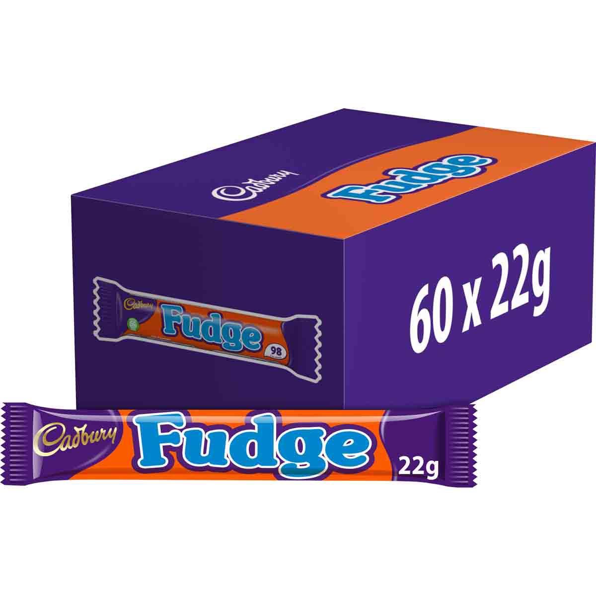 Cadbury Fudge Bar (Box of 60) - Chocolate Gifts Heaven