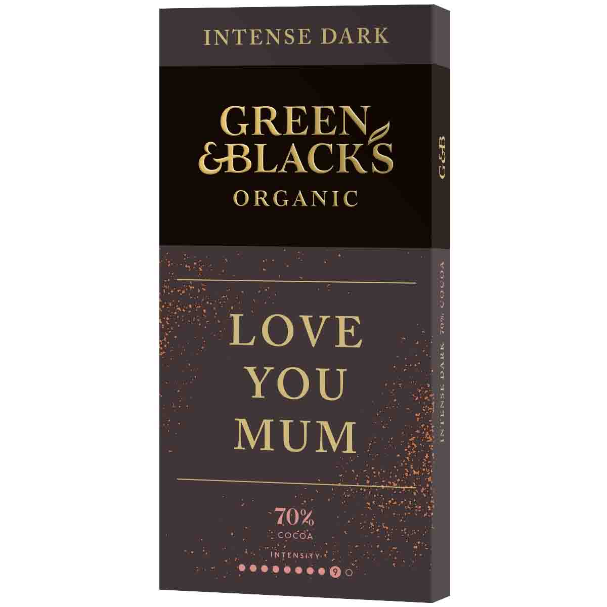 Green & Black's Love You Mum 70% Dark Chocolate Bar 90g
