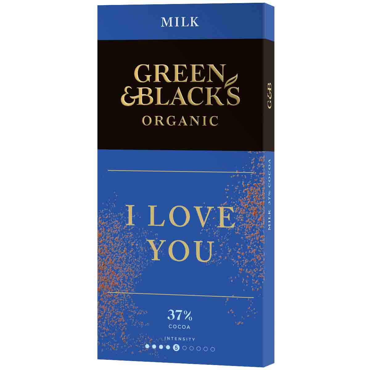 Green & Black's I Love You Milk 90g Bar