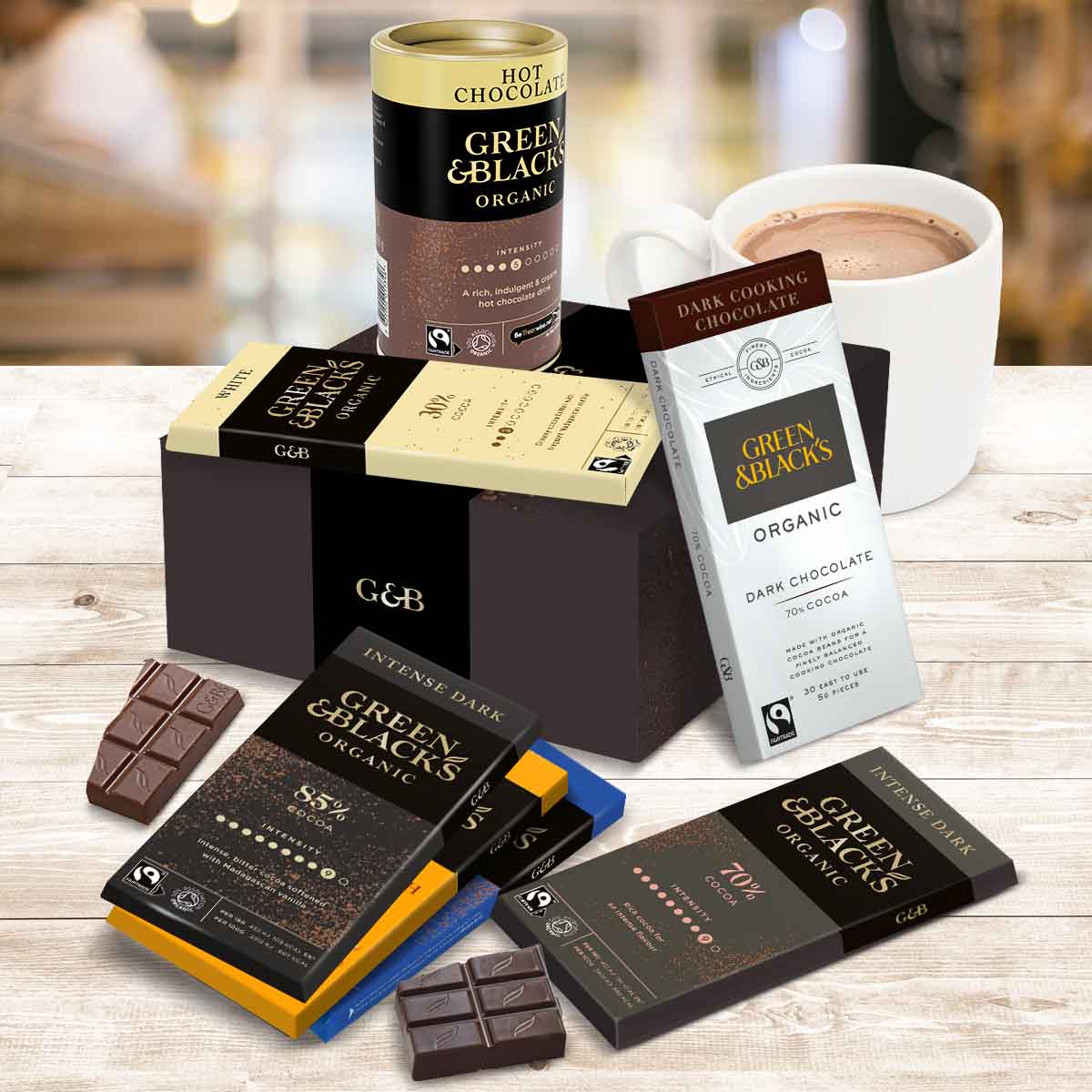 G&B Hot Chocolate Gift Box - Chocolate Gifts Heaven