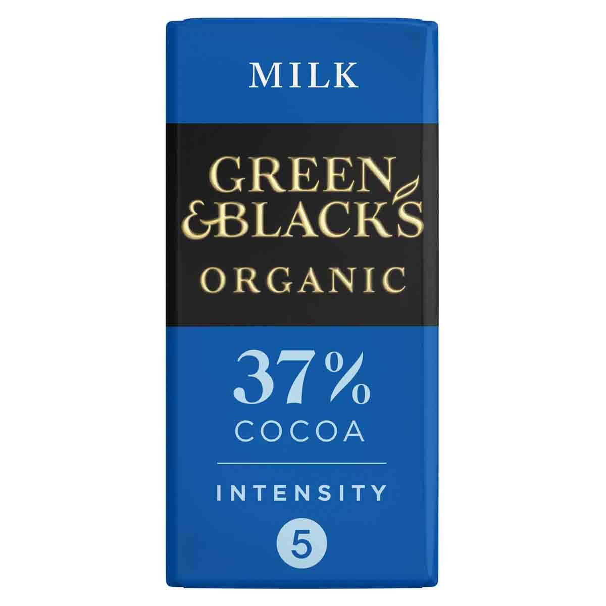 Green & Black's Organic Milk Chocolate 90g Bar - Chocolate Gifts Heaven