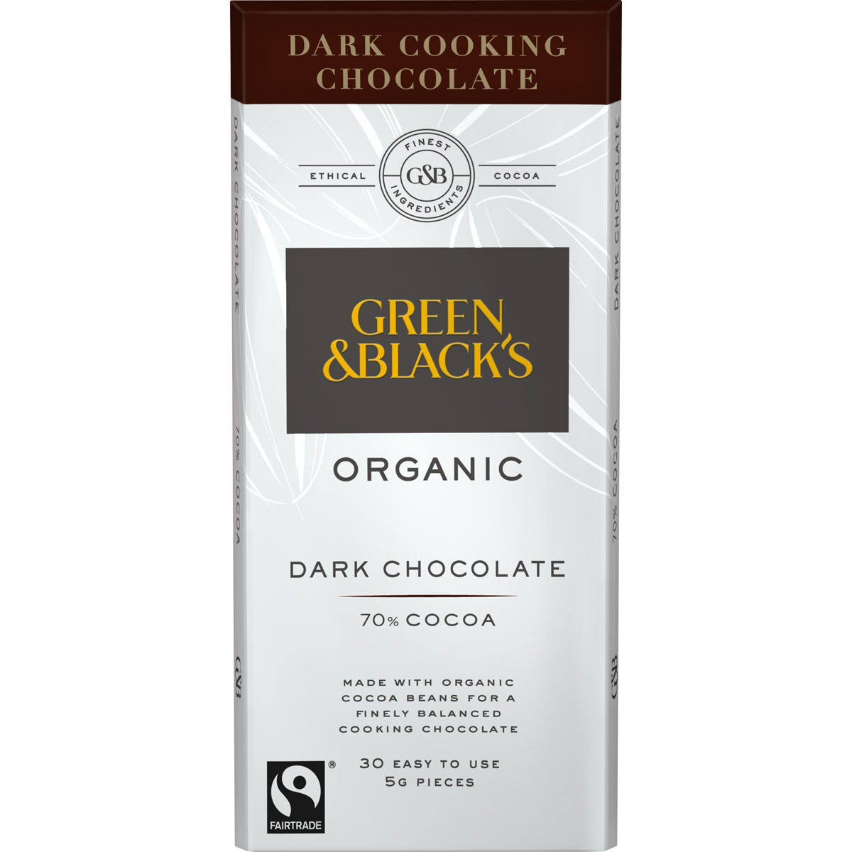 Green & Black's Dark Cook's Chocolate Bar 150g