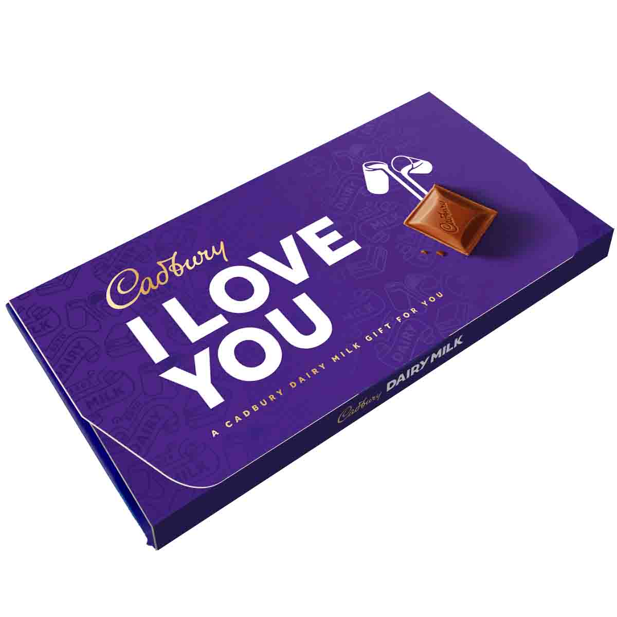 Cadbury Dairy Milk I Love You Chocolate Bar With Gift Envelope 110g