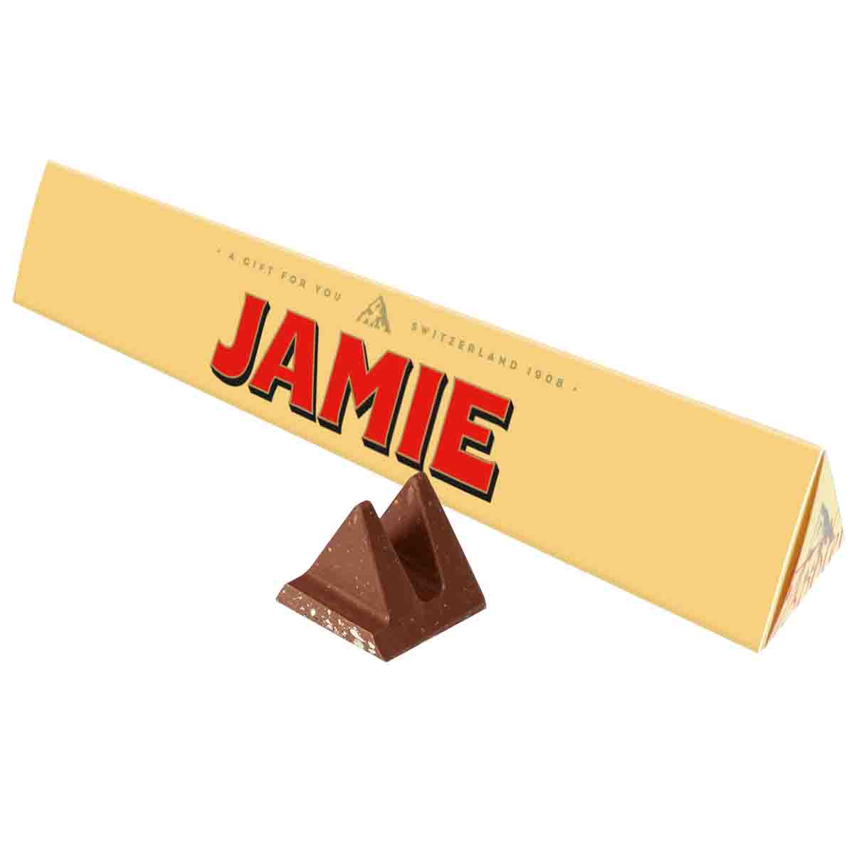 Toblerone Jamie Chocolate Bar with Sleeve