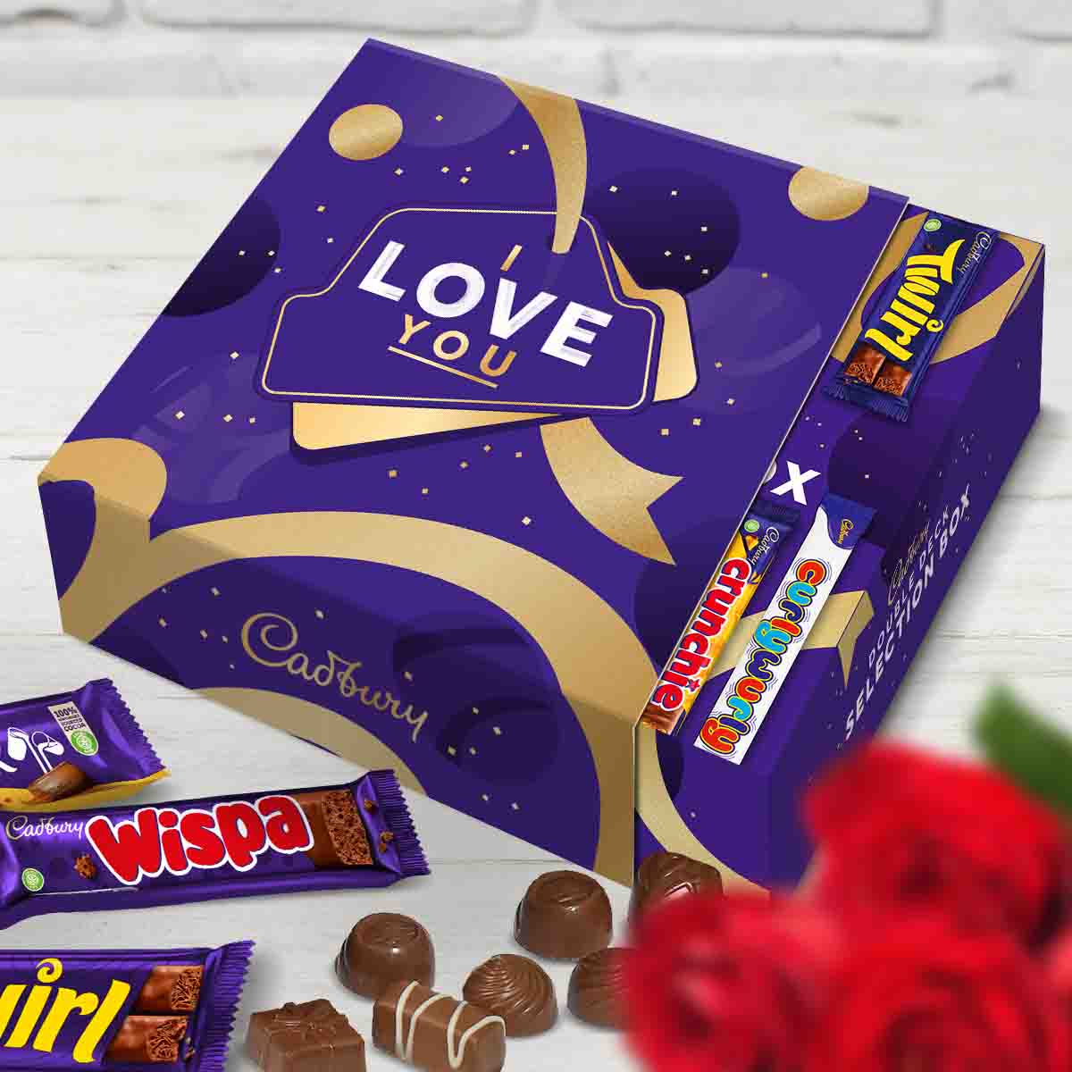 Cadbury I Love You Chocolate Selection Box 524.5g