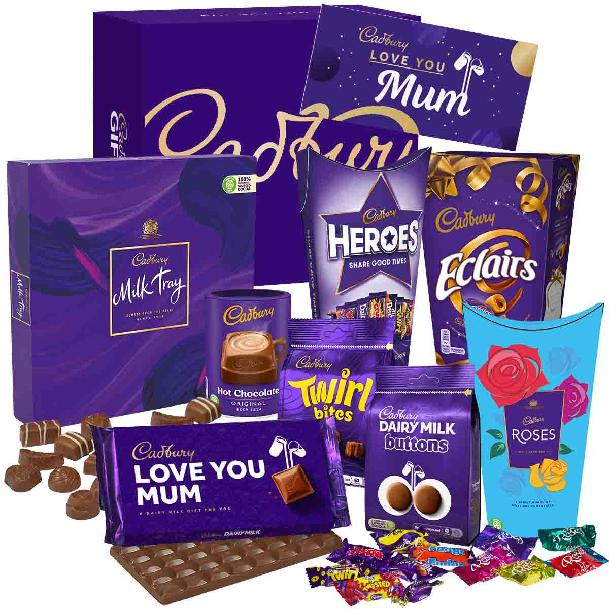 Cadbury Mums Chocolate Sharing Hamper - Chocolate Gifts Heaven