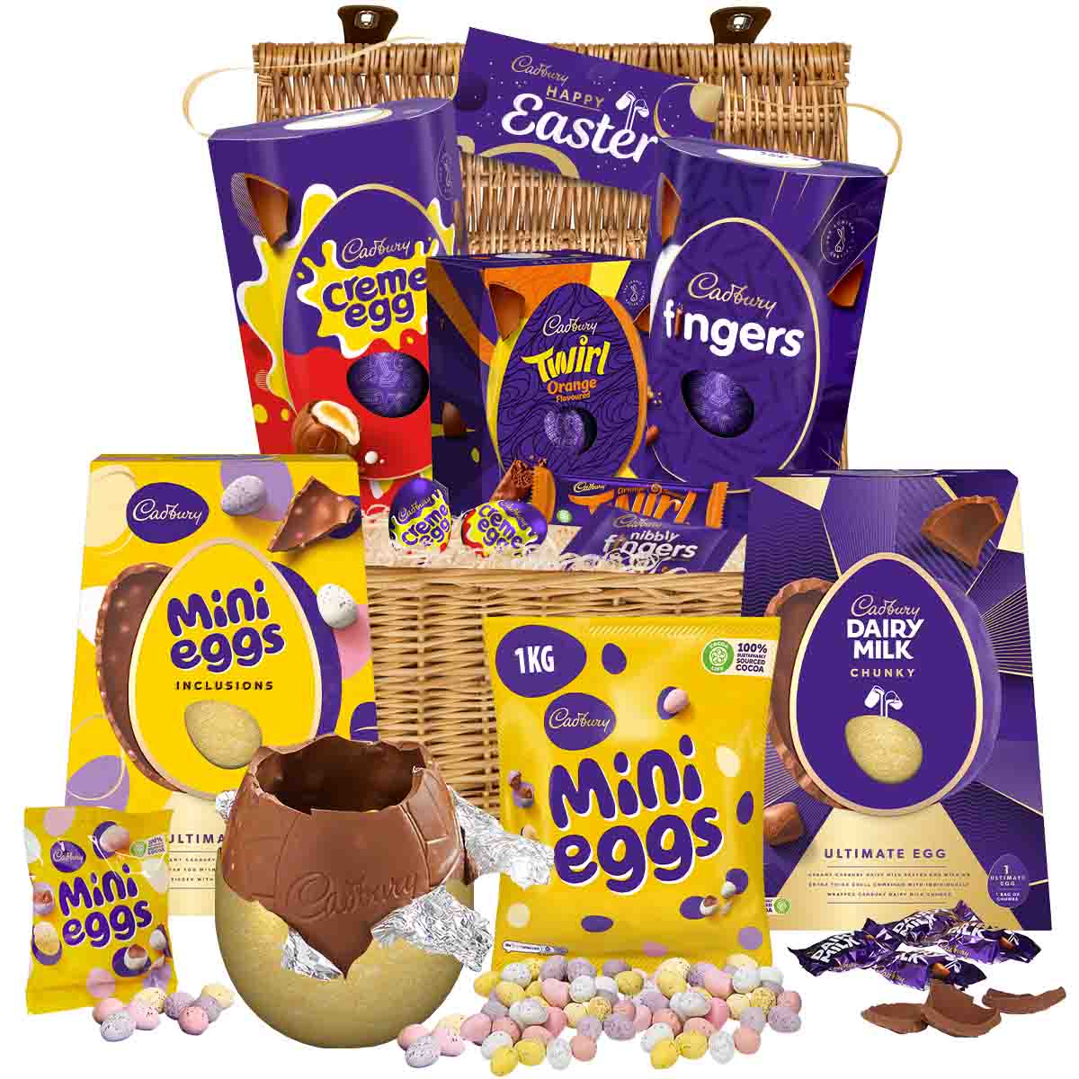 Cadbury Ultimate Luxury Chocolate Easter Egg Basket - Chocolate Gifts Heaven