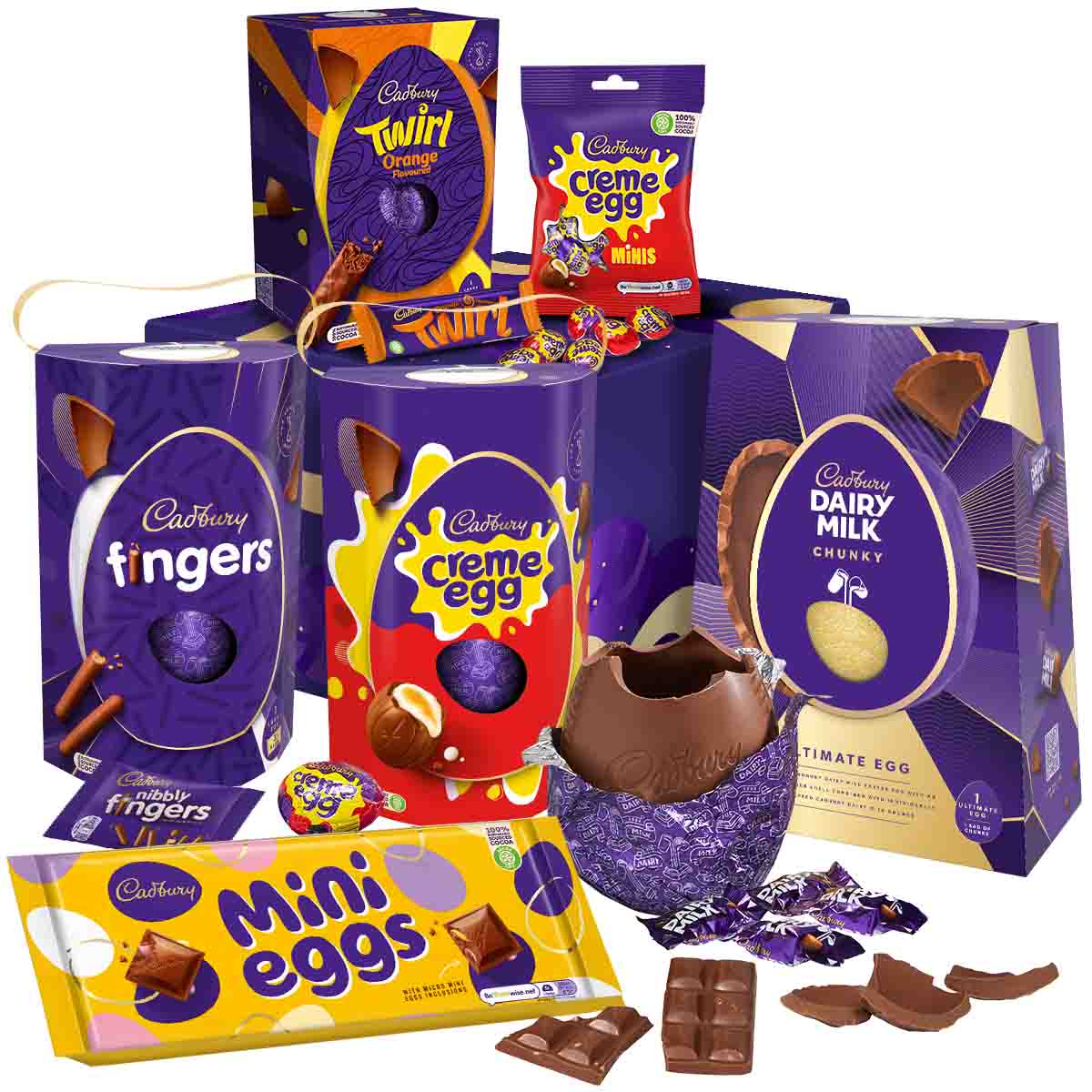 Cadbury Luxury Chocolate Easter Hamper - Chocolate Gifts Heaven