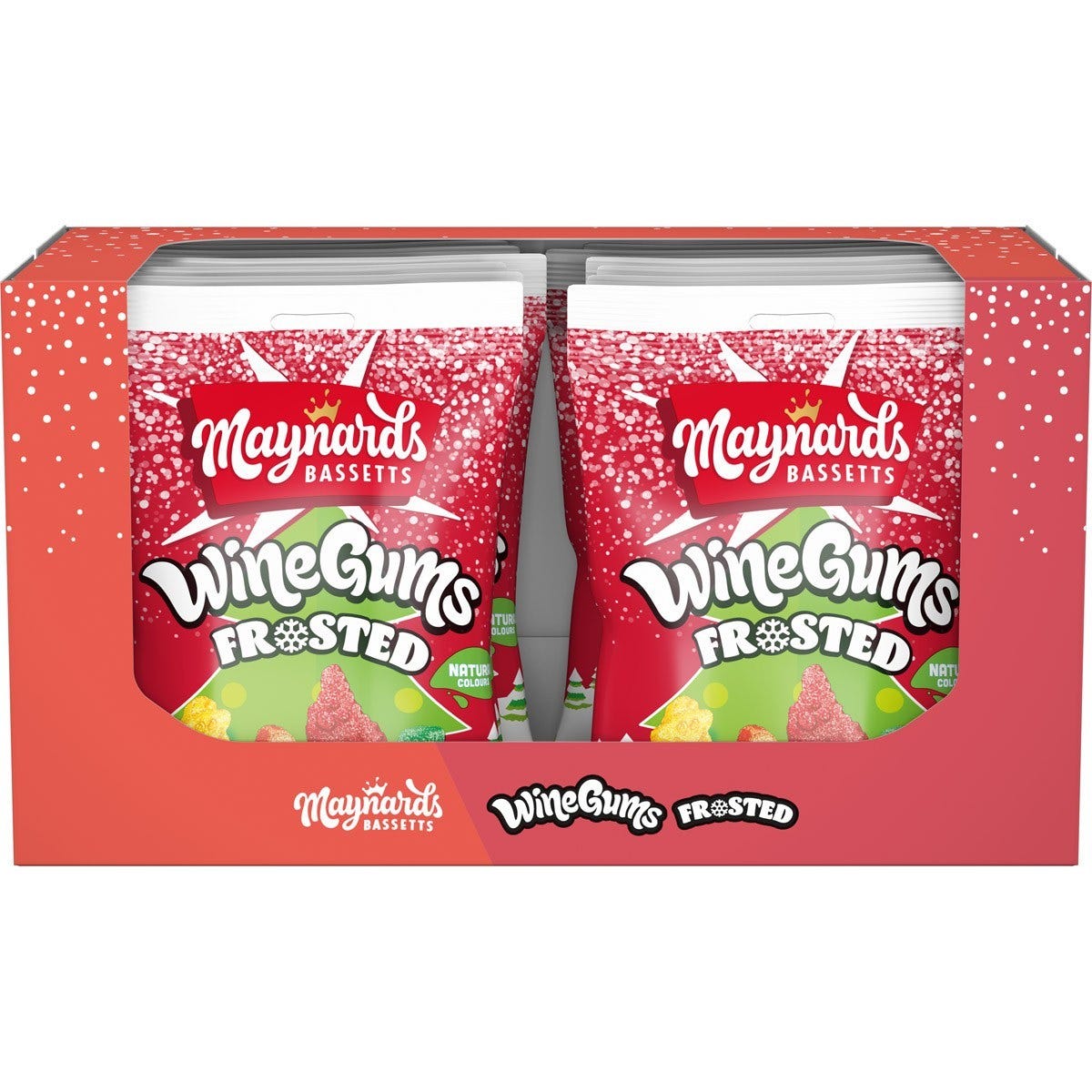 Maynards Bassetts Frosted Wine Gums Bag 130 (Box of 12) - Chocolate Gifts Heaven