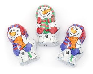 Milk chocolate mini snowmen - Bag of 10