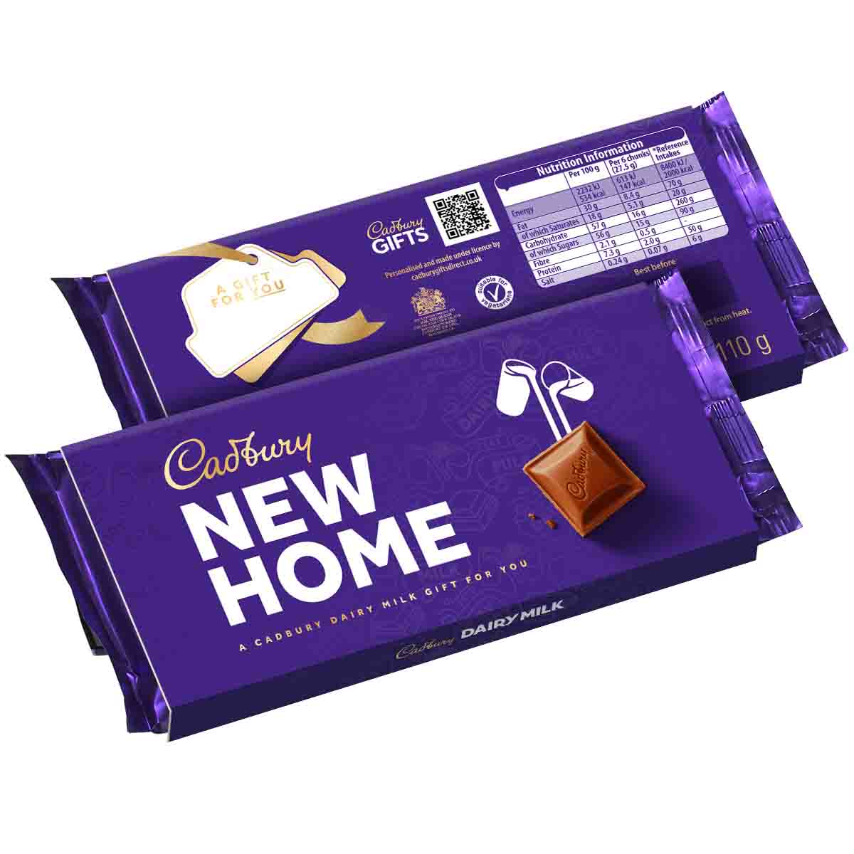 Cadbury Dairy Milk New Home Chocolate Bar with Sleeve 110g