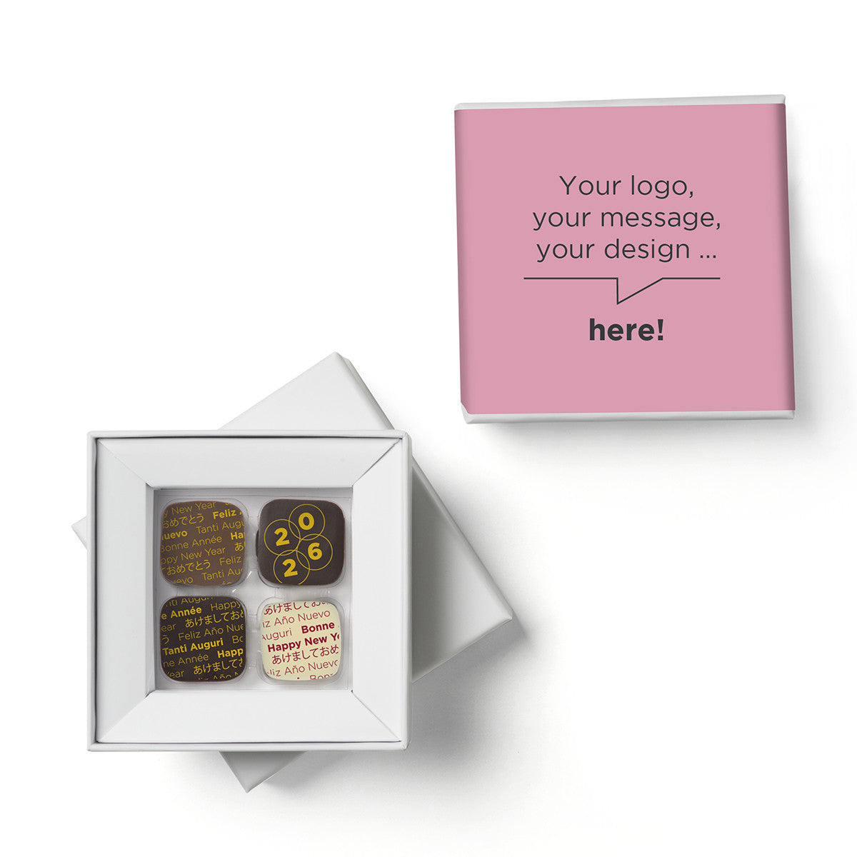 Customizable chocolate corporate gifts New Year chocolates as a hospitality gift