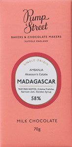 Pump Street, Madagascar, 58% Milk Chocolate Bar