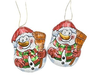Milk Chocolate Snowman Tree Decorations - Bag of 20