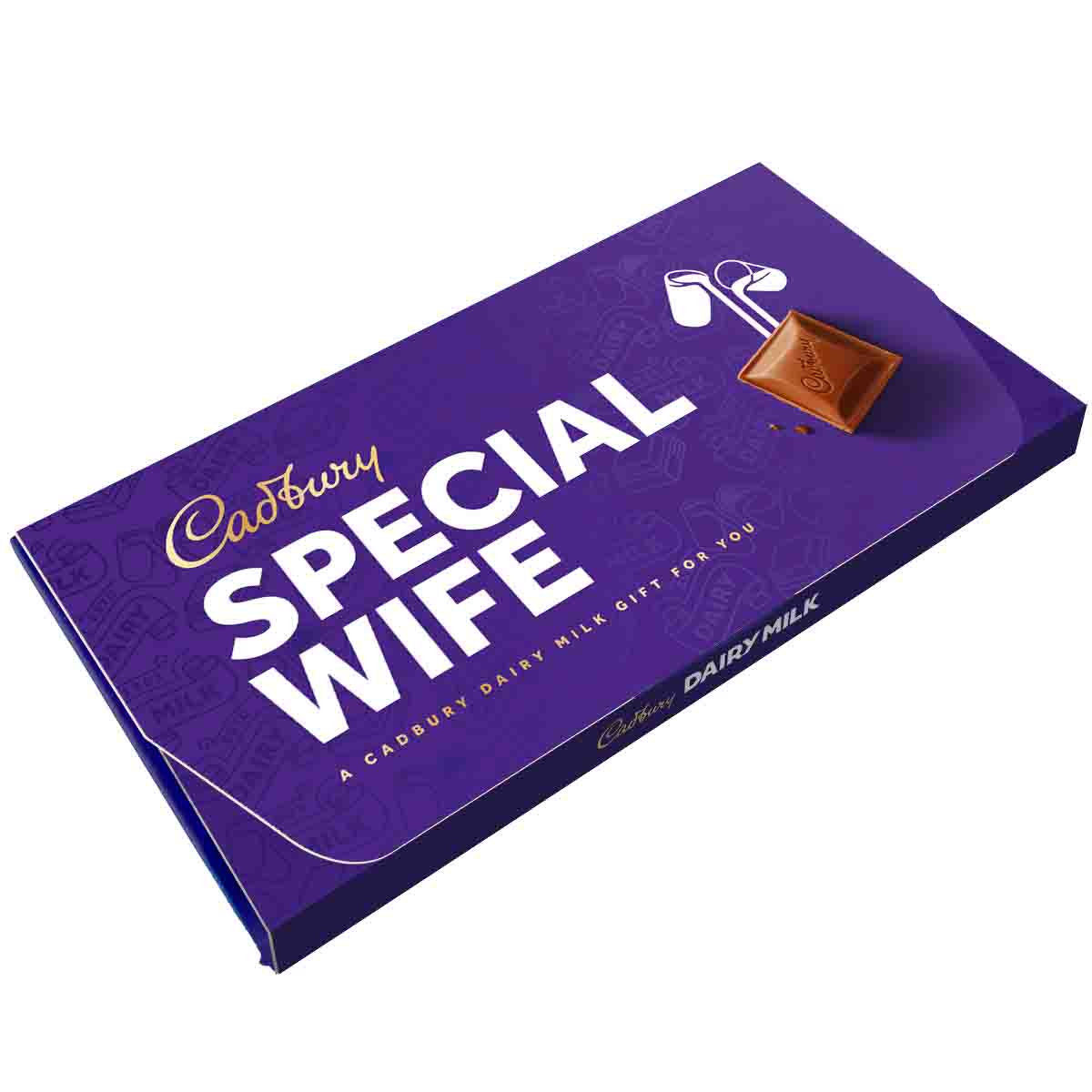 Cadbury Special Wife Dairy Milk Chocolate Bar with Gift Envelope - Chocolate Gifts Heaven