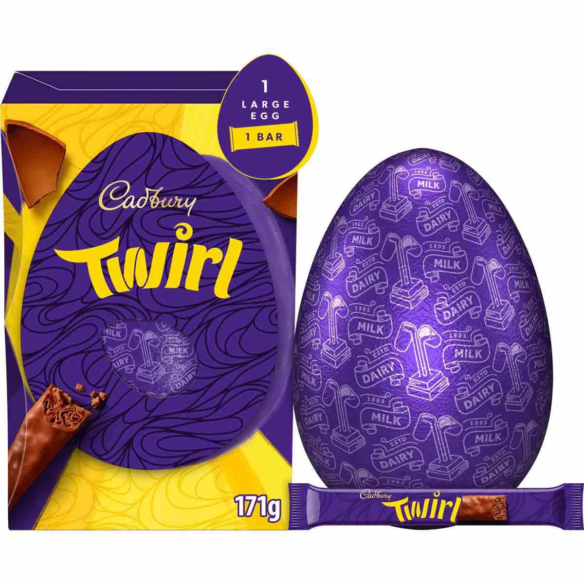Cadbury Twirl Chocolate Egg L 171g