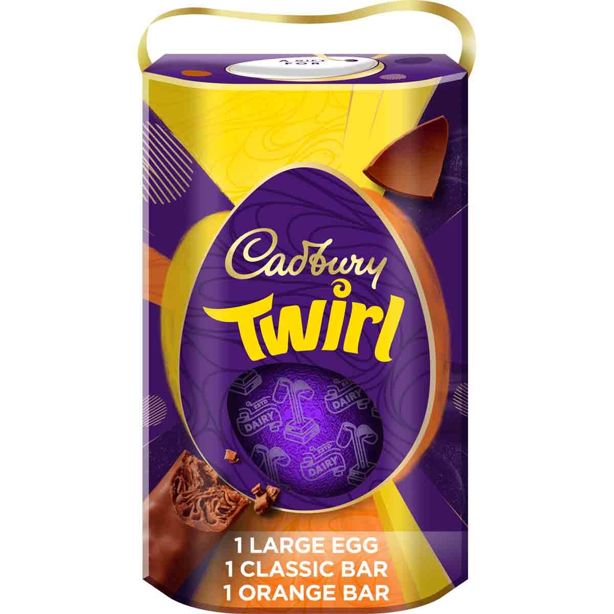 Cadbury Twirl Chocolate Luxury Egg (Box of 4) - Chocolate Gifts Heaven