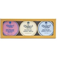 Charbonnel et Walker, Dark, Milk & Pink Mini Himalayan Salted Caramel Truffles gift set - Chocolate Gifts Heaven