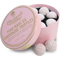 Charbonnel et Walker Pink Marc de Champagne truffles - 275g box - Chocolate Gifts Heaven