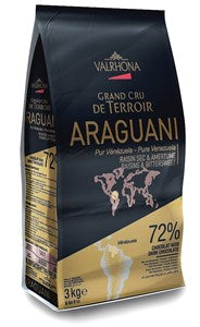 Valrhona Araguani, 72% dark chocolate chips - Chocolate Gifts Heaven