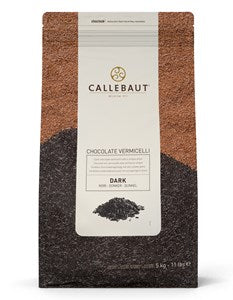 Callebaut dark chocolate vermicelli - Chocolate Gifts Heaven
