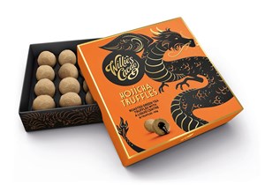 Willie's, Hojicha, White Chocolate truffles - Chocolate Gifts Heaven