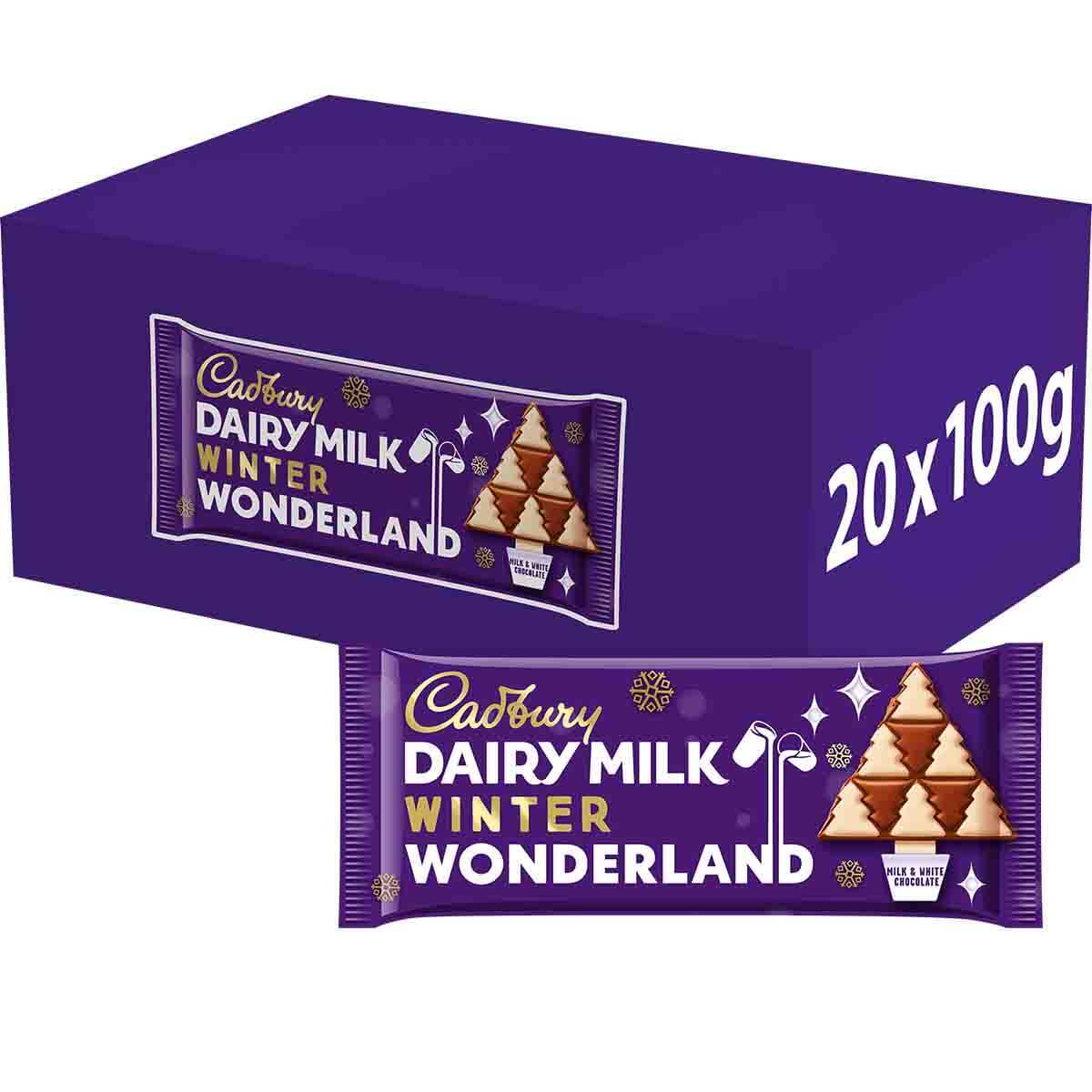 Dairy Milk Winter Edition 100g Christmas Bar (Box of 20)