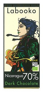 Zotter, Labooko Nicaragua, 70% dark chocolate bar - Chocolate Gifts Heaven