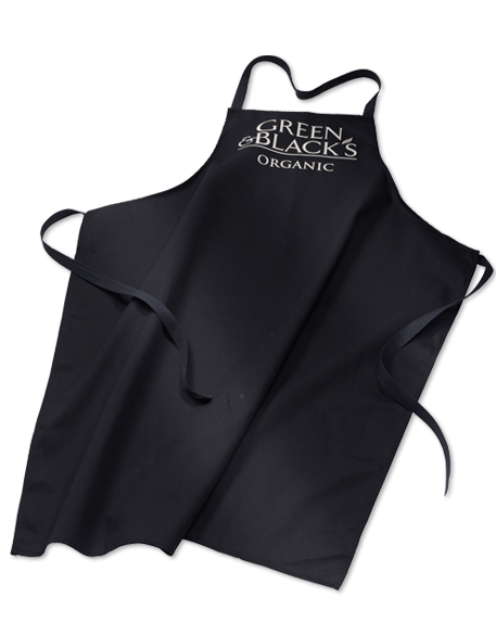 Green & Black's Organic Branded Kitchen Apron - Chocolate Gifts Heaven
