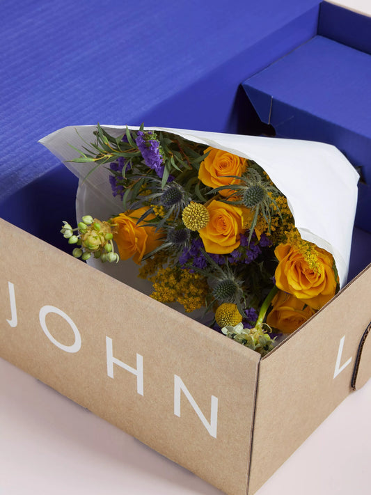 John Lewis Sunshine Mixed Hand Tied Bouquet & Chocolates
