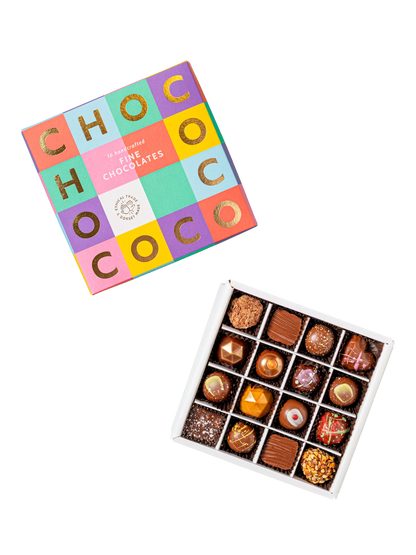 Chococo 16 Piece Assorted Chocolate Box, 165g
