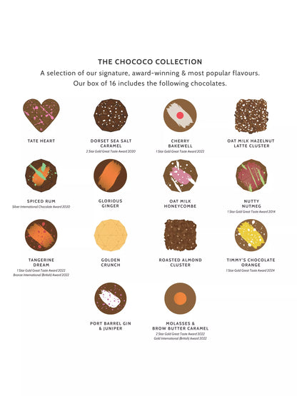 Chococo 16 Piece Assorted Chocolate Box, 165g