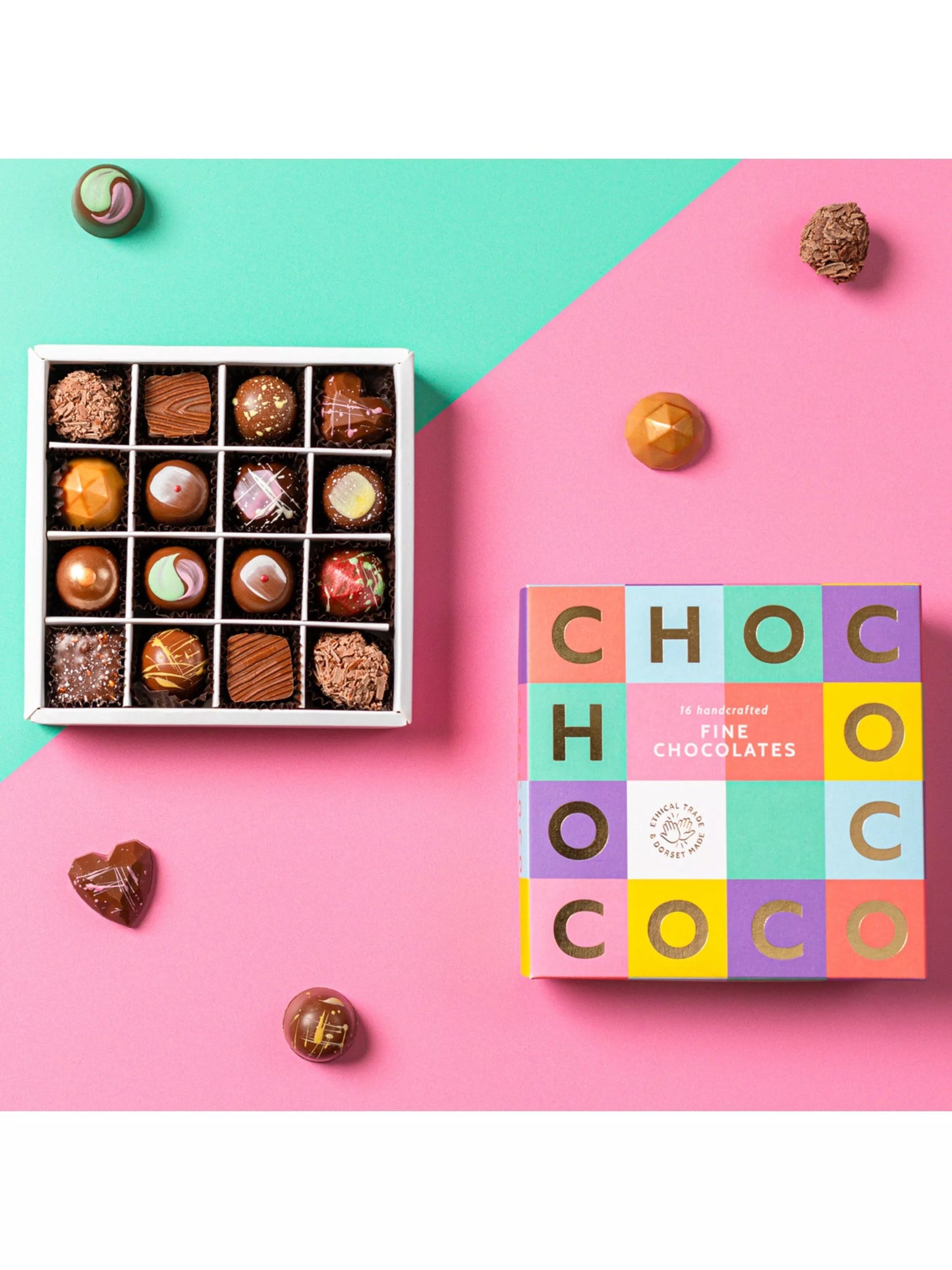 Chococo 16 Piece Assorted Chocolate Box, 165g