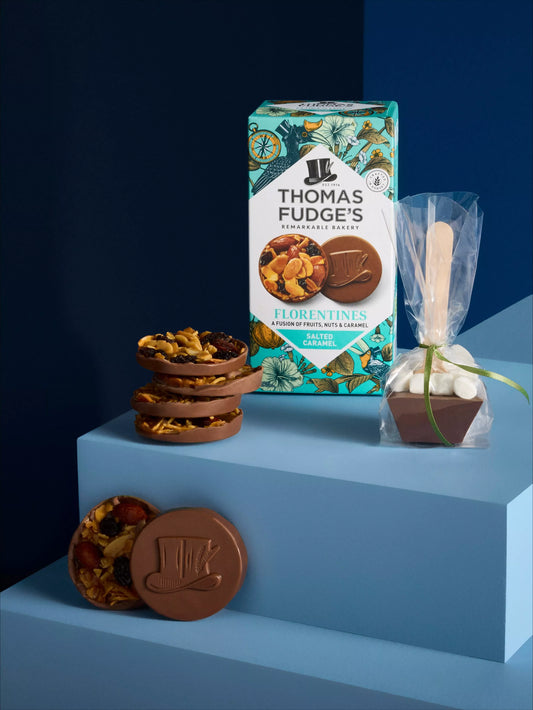 John Lewis Chocolate Wicker Hamper - Gourmet Florentines, Artisan Fudge & Hotel Chocolat Selection, Blonde Caramel, Florentines & Luxury Confections