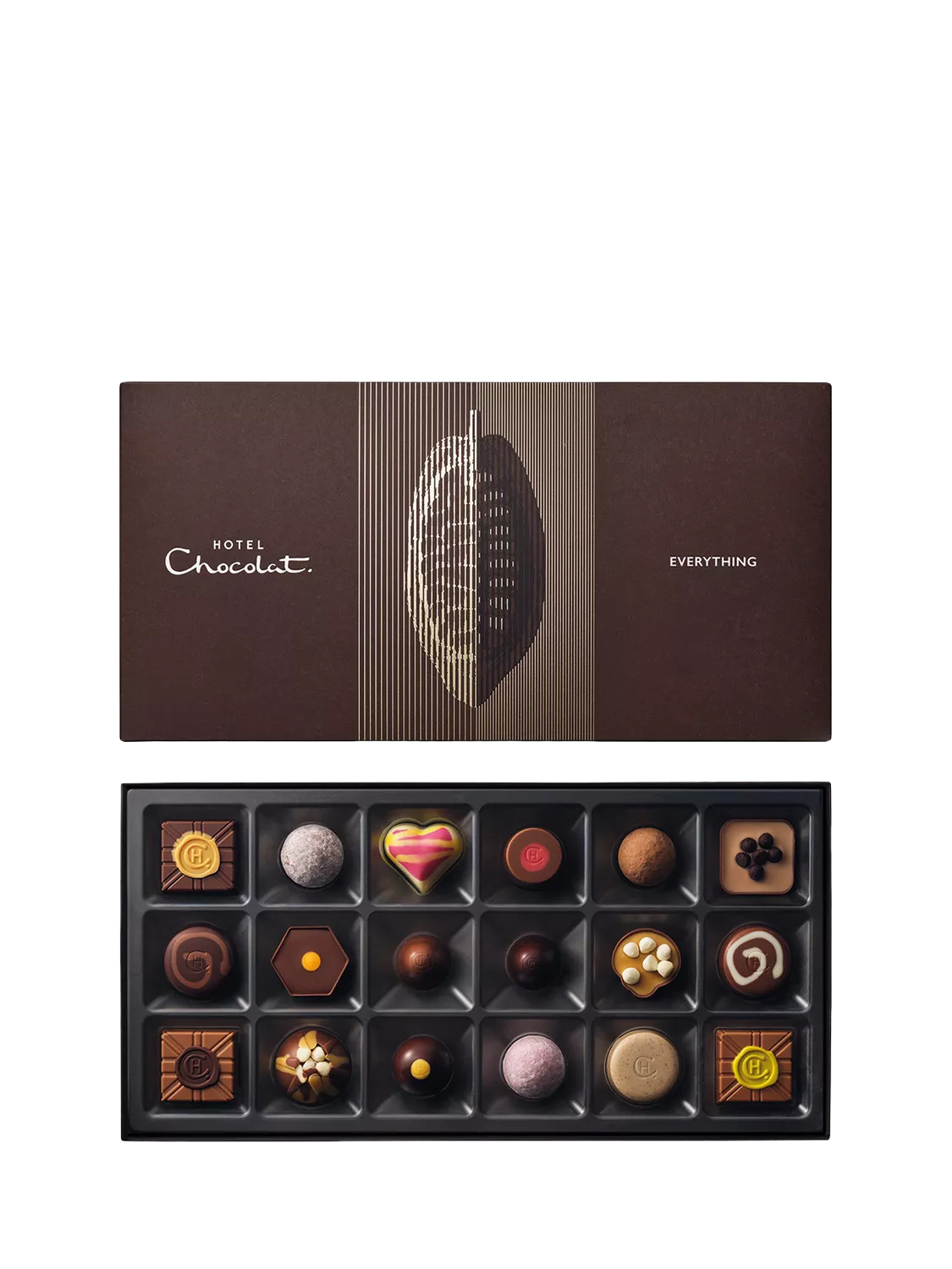 Hotel Chocolat Everything Chocolate Box 18-Piece, 210g