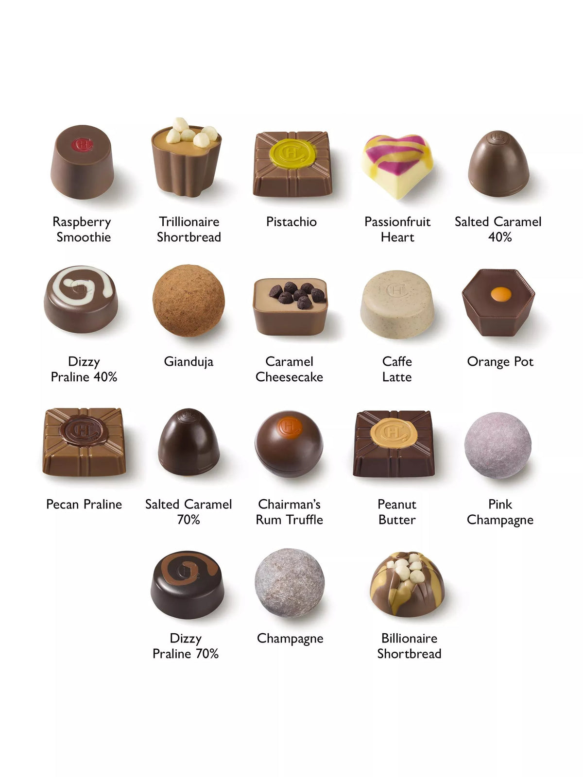 Hotel Chocolat Everything Chocolate Box 18-Piece, 210g