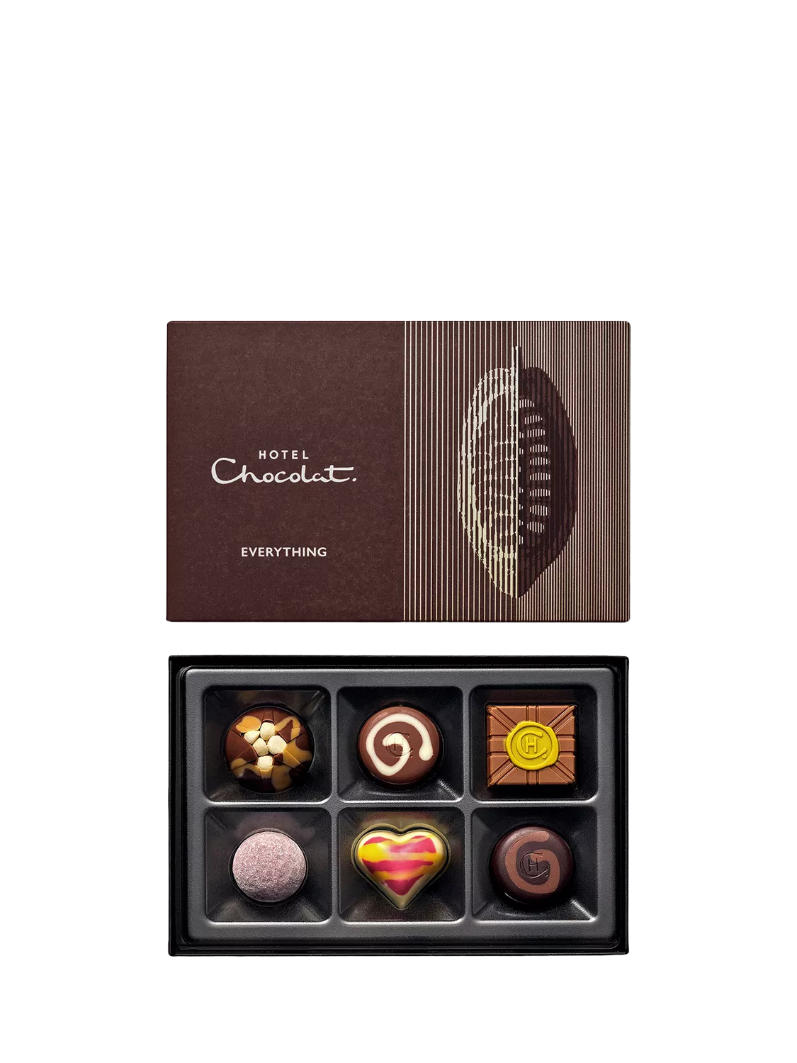 Hotel Chocolat Everything Chocolate Box 6-Piece, 71g