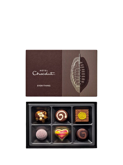 Hotel Chocolat Everything Chocolate Box 6-Piece, 71g