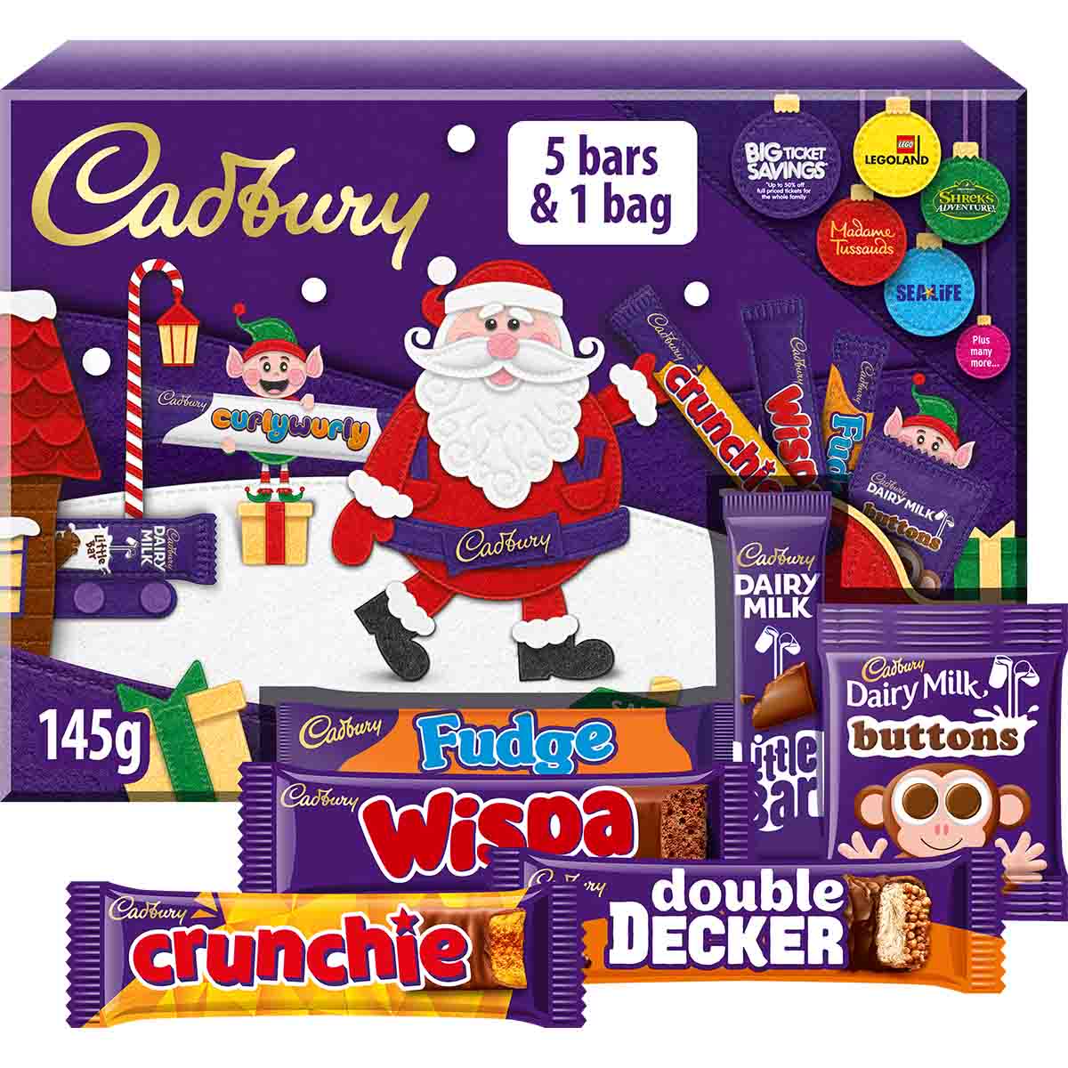 Cadbury Santa Chocolate Selection Box 145g - Chocolate Gifts Heaven