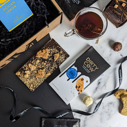 Exquisite Chocolate Afternoon Tea and Sparkling Beverage Gift Set - Chocolate Gifts Heaven