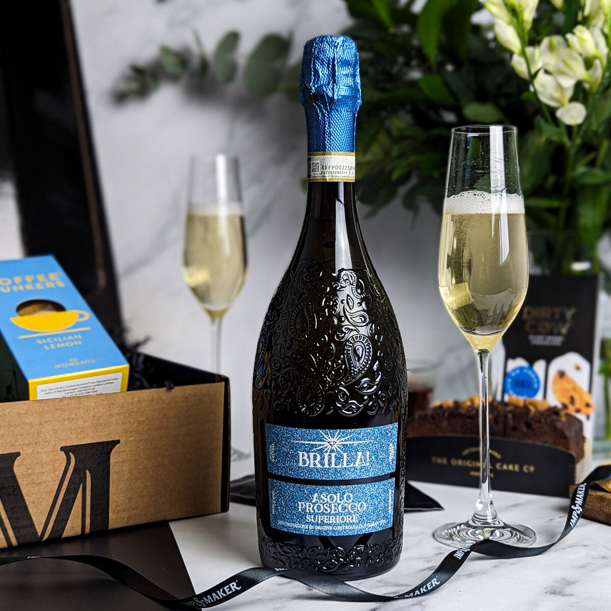 Exquisite Chocolate Afternoon Tea and Sparkling Beverage Gift Set - Chocolate Gifts Heaven