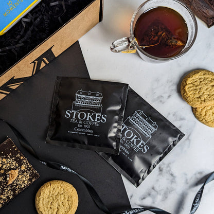 Exquisite Chocolate Afternoon Tea and Sparkling Beverage Gift Set - Chocolate Gifts Heaven