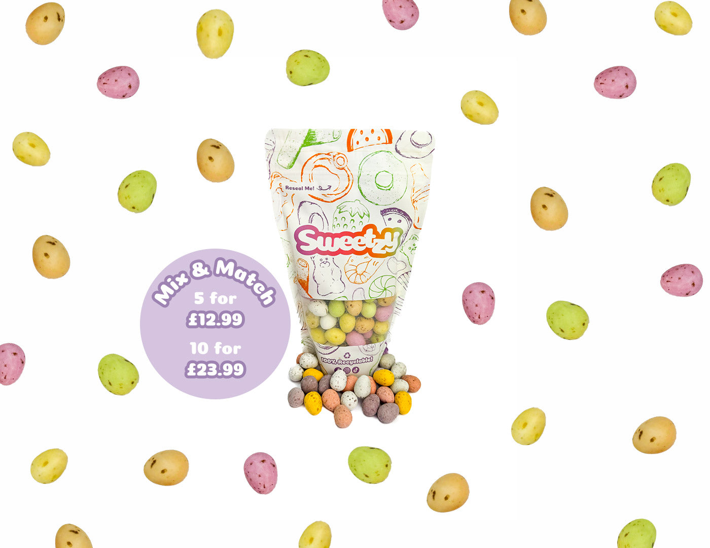 Chocolate Mini Eggs - 250g - Chocolate Gifts Heaven