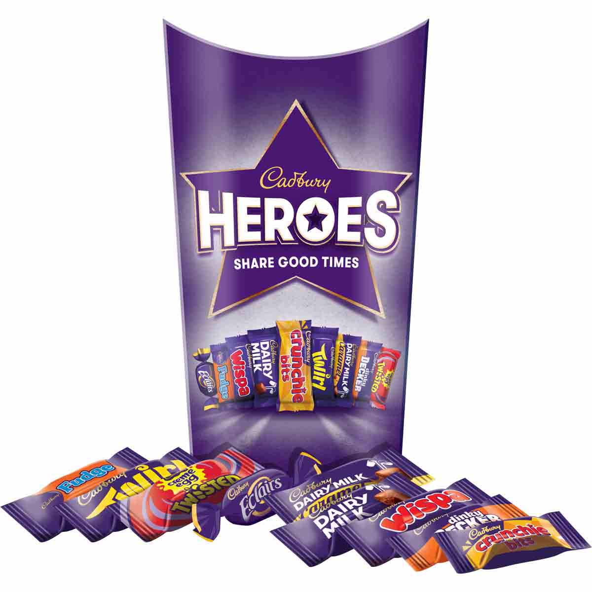 Cadbury Heroes Chocolate Carton 290g - Chocolate Gifts Heaven